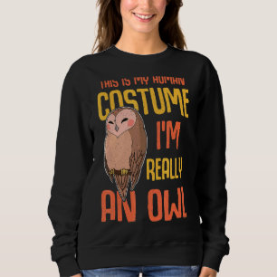 Sweatshirt Oiseaux de hibou Ornithologue Biologie Biologiste