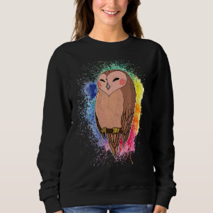 Sweatshirt Oiseaux de hibou Ornithologue Biologie Biologiste