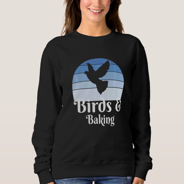 Sweatshirt Oiseaux et cuisson   (Devant)