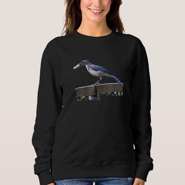 Sweatshirt Oiseaux Observation des oiseaux California Scrub J (Devant)
