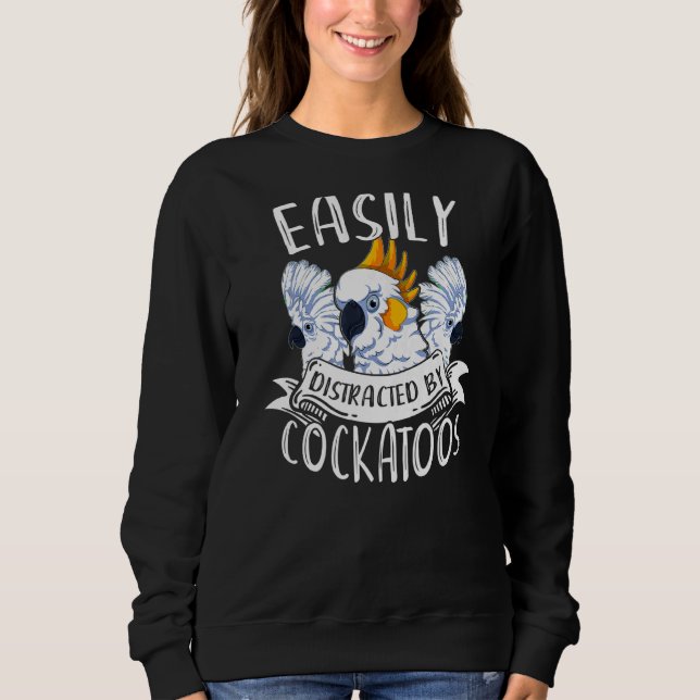 Sweatshirt Oiseaux Observation Oiseaux Animaux Perroquets Coc (Devant)