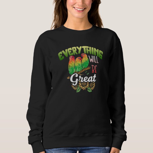 Sweatshirt Oiseaux Observation Zookeeper Oiseaux Aimer Soleil (Devant)