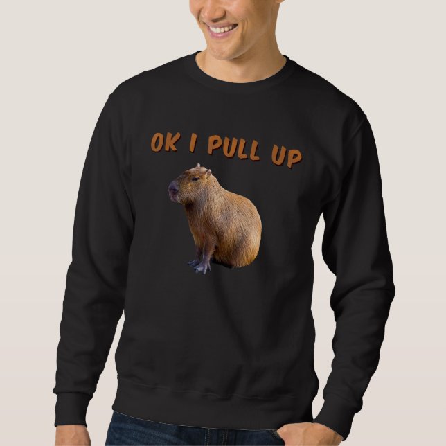 Sweatshirt Ok, J'Ai Retiré Capybara 2 (Devant)