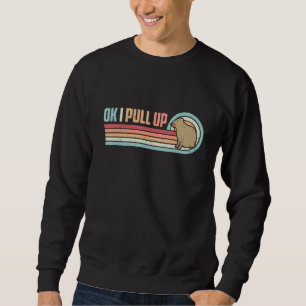 Sweatshirt Ok, J'Atire Capybara Vintage Retro