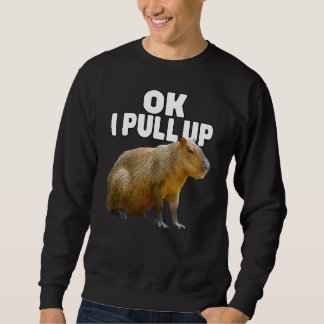 Sweatshirt Ok J'Enlève Capybara Jote Animal Pet Propriétaire