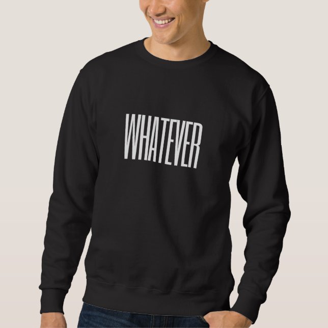 Sweatshirt Ok Quel Que Soit Le Sarcasme Sarcastique (Devant)