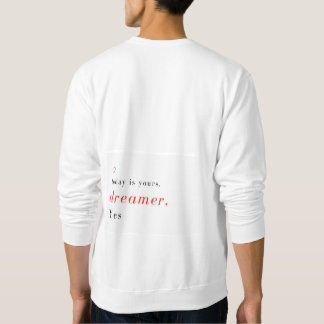 Sweatshirt 'OKAY Dreamer' Long Manches Crew Cou