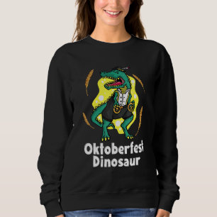 Sweatshirt Oktoberfest Dinosaur Lederhosen Costume bavarois