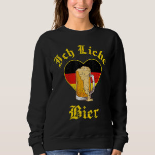 Sweatshirt Oktoberfest Ich Liebe Bière Allemand Festiva bavar