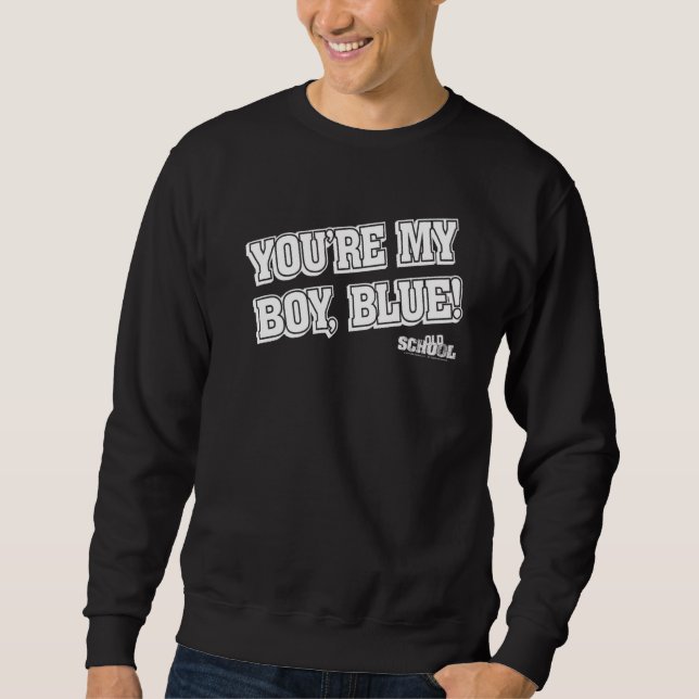 Sweatshirt Old School My Boy Blue (Devant)
