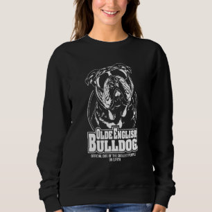 Sweatshirt Olde English Bulldog Coolest People Chien Dit Chie