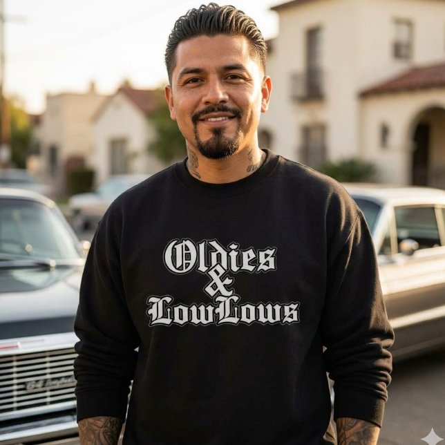 Sweatshirt Oldies et basses fréquences  (Oldies and low lows sweatshirt)