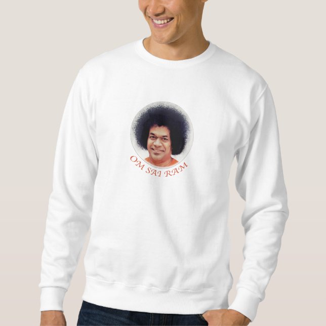Sweatshirt OM SAI RAM de Sathya Sai Baba (Devant)