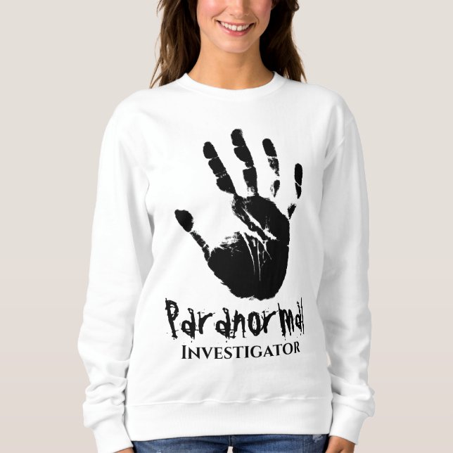 Sweatshirt Ombre de l'enquêteur paranormal (Devant)
