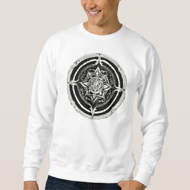 Sweatshirt Ombre et lumière bien-être" (Devant)