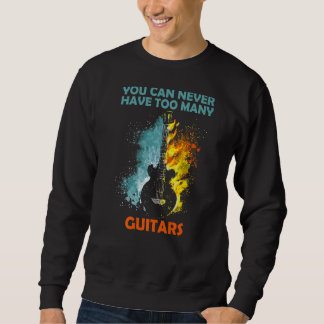 Sweatshirt On ne peut jamais avoir trop de guitares 3