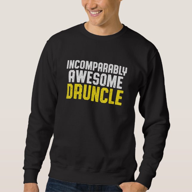 Sweatshirt Oncle ivre Boire Druncle _48 (Devant)