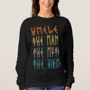 Sweatshirt Oncle L'Homme Le Mythe Le Viking