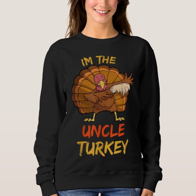Sweatshirt Oncle Turquie Famille Correspondante Groupe Thanks (Devant)