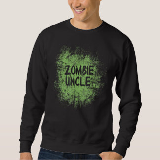 Sweatshirt Oncle zombie cool costume d'Halloween paresseux zo