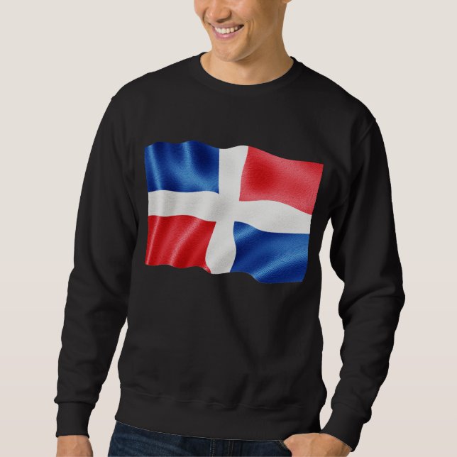 Sweatshirt Ondulation de la République Dominicaine (Devant)