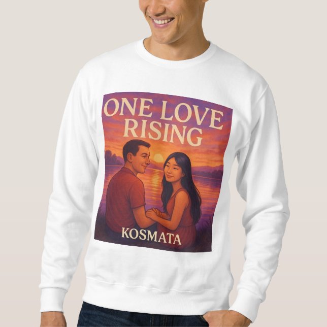 Sweatshirt One Love Rising - Sweat-shirt Hommes (Devant)