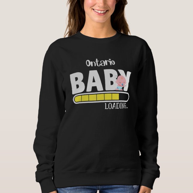 Sweatshirt Ontario Native Pride Funny State Baby Parent Maman (Devant)