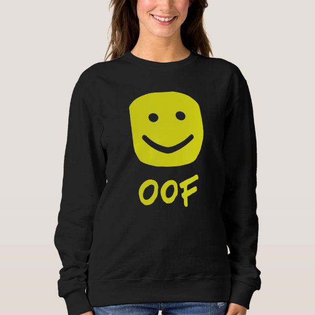 Sweatshirt Oof Meme pas pour Noobs (Devant)