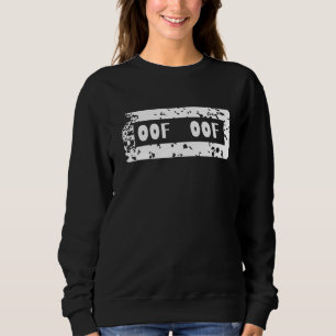 Sweatshirt Oof Oof Blox Gamer Noob Streamer Jeux de mème Joke