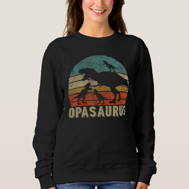 Sweatshirt Opasaurus Rex Opa Saurus Dinosaur Grand-père (Devant)