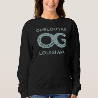 Sweatshirt Opelousas Louisiana Montrer Votre Original Hometow