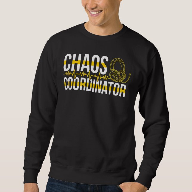 Sweatshirt Opérateur 911  Dispatch Drapeau américain Police U (Devant)