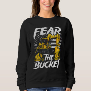 Sweatshirt Opérateur de matériel lourd Opérateur de pelle rét