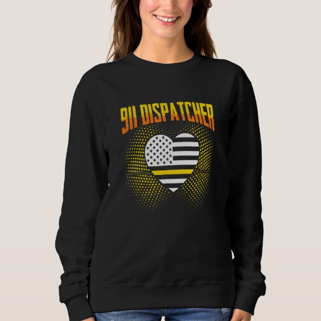 Sweatshirt Opérateur d'envoi des intervenants d'urgence 911 (Devant)