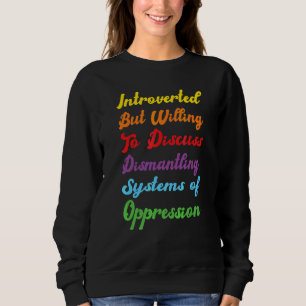 Sweatshirt Opération de démontage de systèmes ironiques sarca