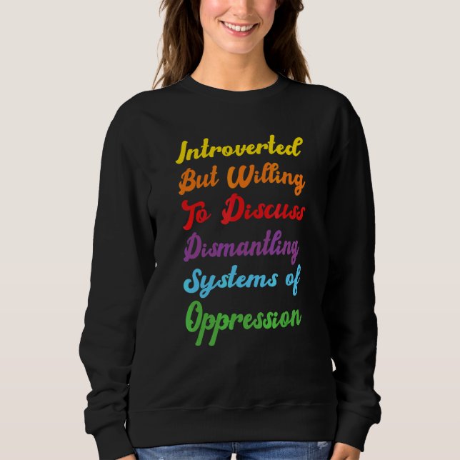 Sweatshirt Opération de démontage de systèmes ironiques sarca (Devant)
