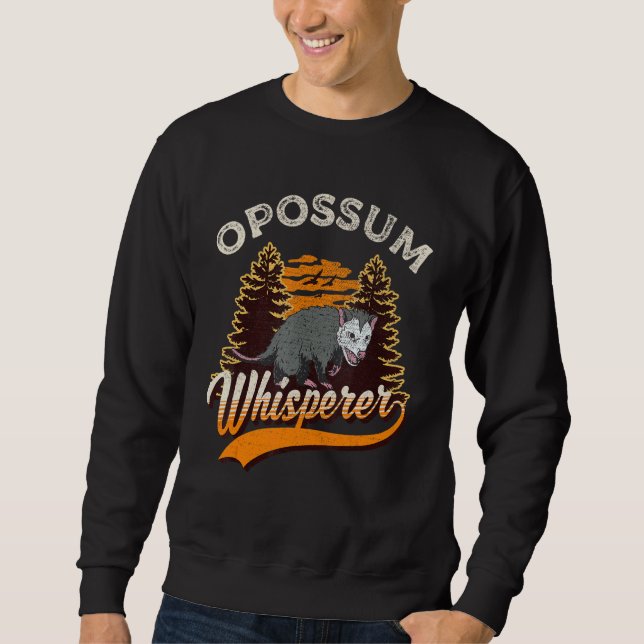 Sweatshirt Opossum Whisperer (Devant)