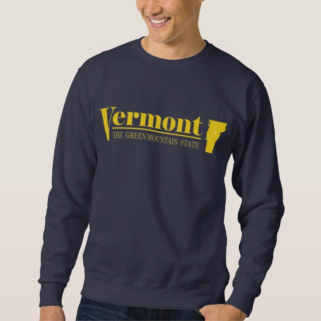 Sweatshirt Or du Vermont (Devant)