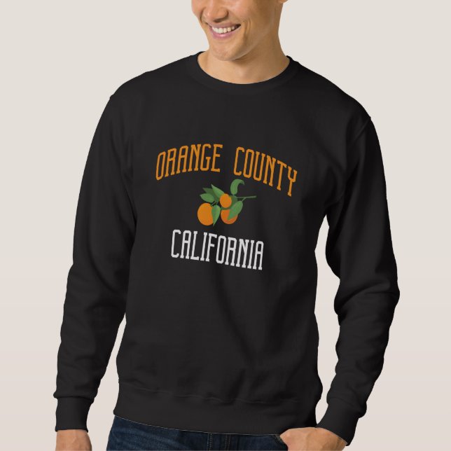 Sweatshirt Orange County California Pacific Ocean Surfing (Devant)