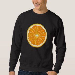 Sweatshirt Orange Fruit Beach Vibes Mer Été Soleil Vacances H