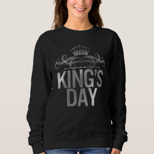 Sweatshirt Orange Kingsday Amsterdam Koningsdag Fête du Roi P