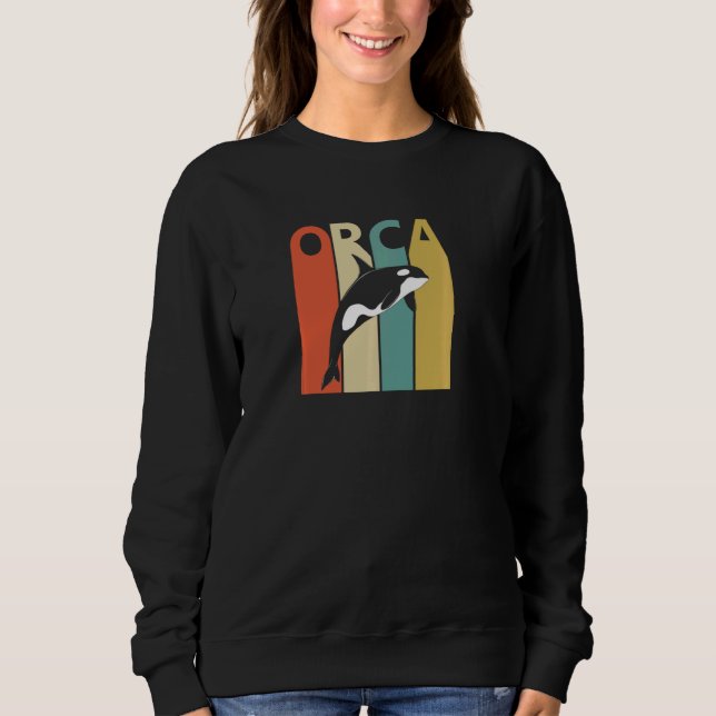 Sweatshirt Orca Whale Costume Orca Whale Pul Hoodie (Devant)