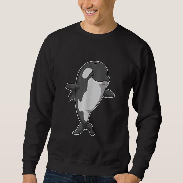 Sweatshirt Orca Yoga Stretching Exercice Fitness Débardeur (Devant)