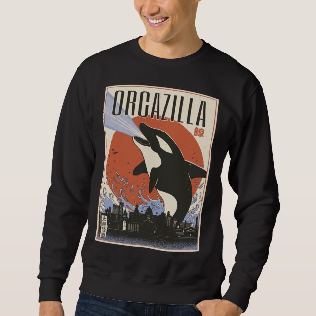 Sweatshirt Orcazilla Asie Baleine (Devant)