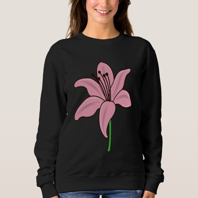 Sweatshirt Orchid  Corsage Flower (Devant)