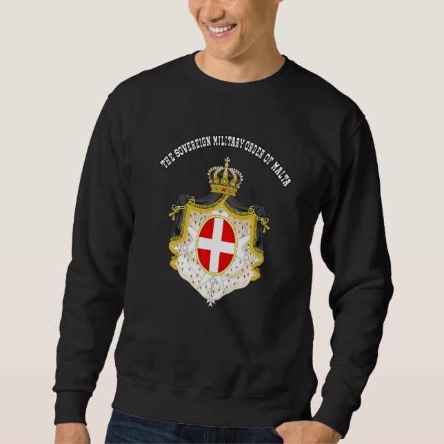 Sweatshirt Ordre militaire souverain de Malte Drapeau souveni (Devant)