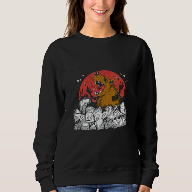 Sweatshirt ordures de rat volent odeur (Devant)