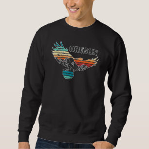 Sweatshirt Oregon Retro Montagnes Vintages & Outdoors Wildern