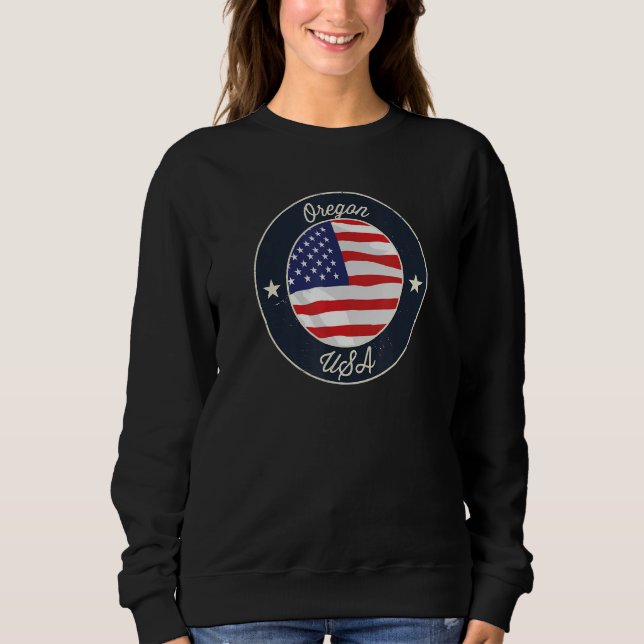 Sweatshirt Oregon State Souvenir Retro Graphic (Devant)