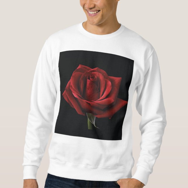 Sweatshirt oreiller rouge (Devant)